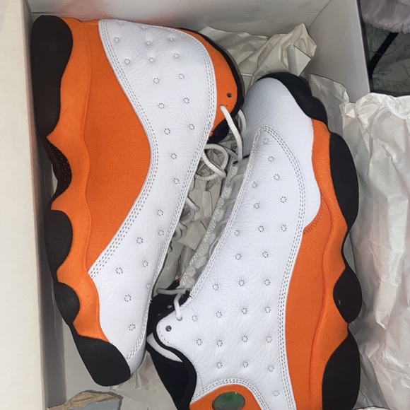 white starfish black jordan 13